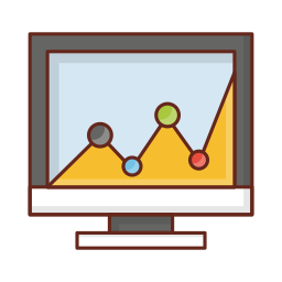 tableau analytique Icône