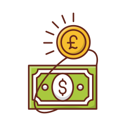 Money exchange icon