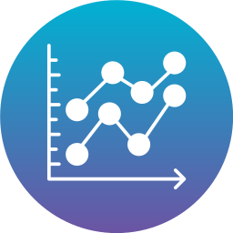 Line chart icon