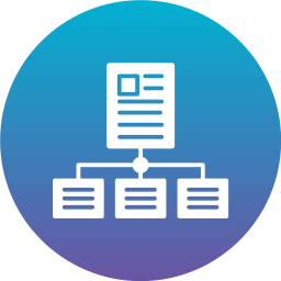 Data modelling icon