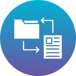 Data transformation icon