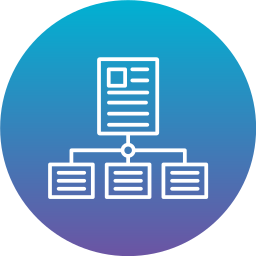 Data modelling icon