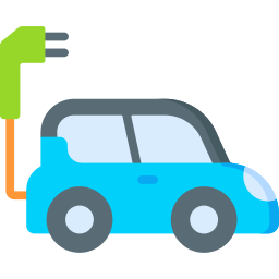 Electric car icon