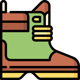 Hiking boots icon