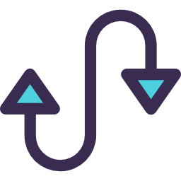 Double arrow icon