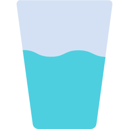 Glass of water icon