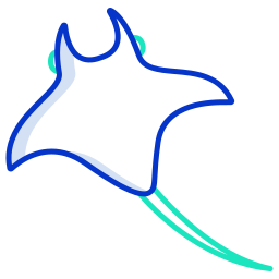 Manta ray icon