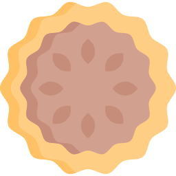 Pecan pie icon