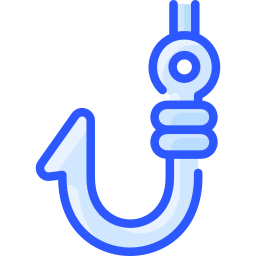 Fish hook icon