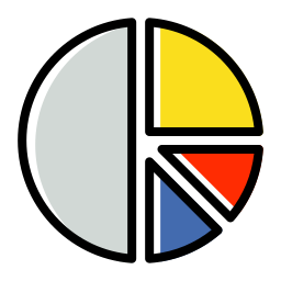 diagramme circulaire Icône