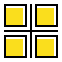 alignement des pixels Icône