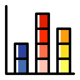 barre graphique Icône