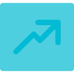 Line chart icon