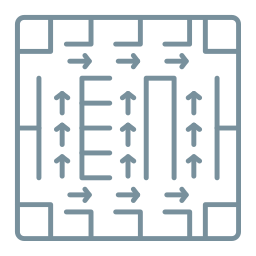 Evacuation plan icon