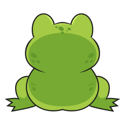 Frog sticker