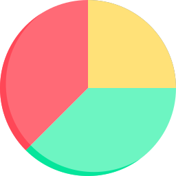 cirkeldiagram icoon