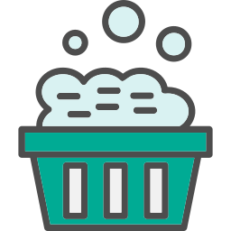 Laundry basket icon