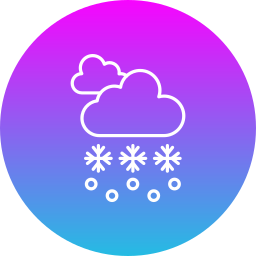 Snow storm icon