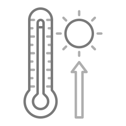 temperatura alta Ícone