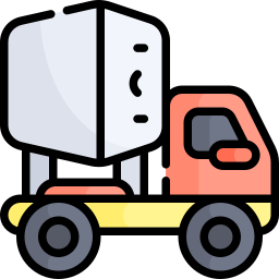 Mixer truck icon