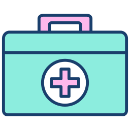 First aid kit icon