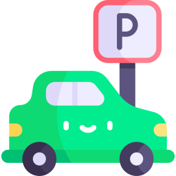 Parking sign icon