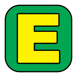 Letter e icon