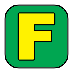 Letter f icon