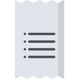 Receipt icon