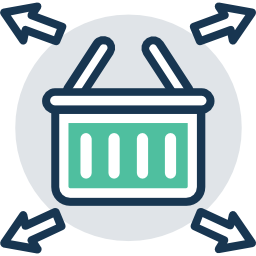 Shopping basket icon