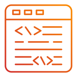 Web coding icon