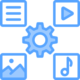 gestion de contenu Icône