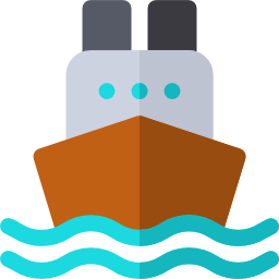 Cargo ship icon