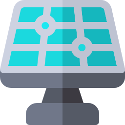 Solar panel icon