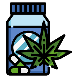 Cbd pills icon