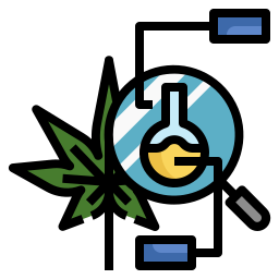 Chemical analysis icon