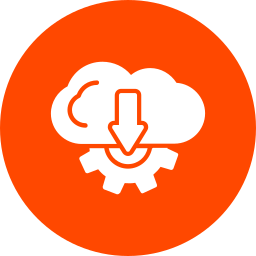 Cloud download icon