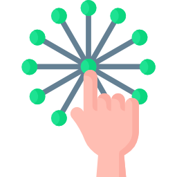 l'interactivité Icône