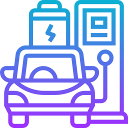 Electric car icon