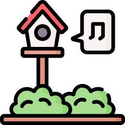 Bird house icon