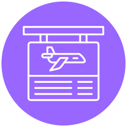 Flight information icon