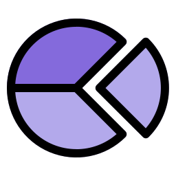 diagramme circulaire Icône