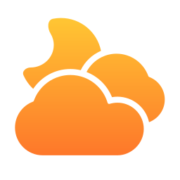 Cloudy night icon