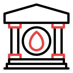 Blood bank icon