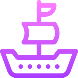 Pirate ship icon