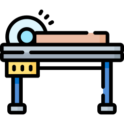 Saw machine icon