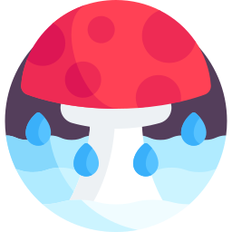 Mushroom shower icon