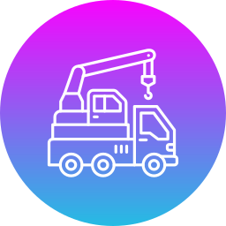 Crane truck icon