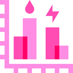 gráfico de barras Ícone