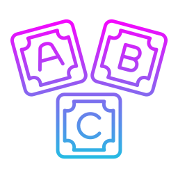 Abc block icon